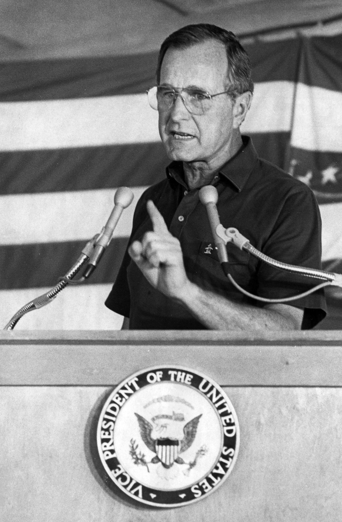 George Bush in Casper
